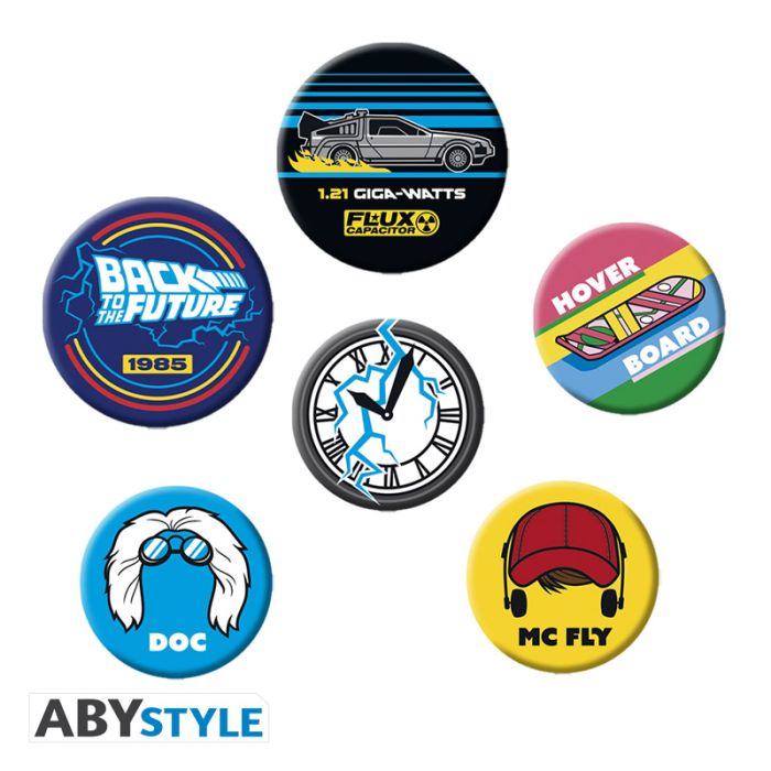 Back to the Future Badge Pack