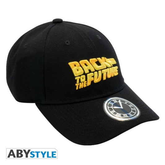 Back to the Future Black Logo Cap