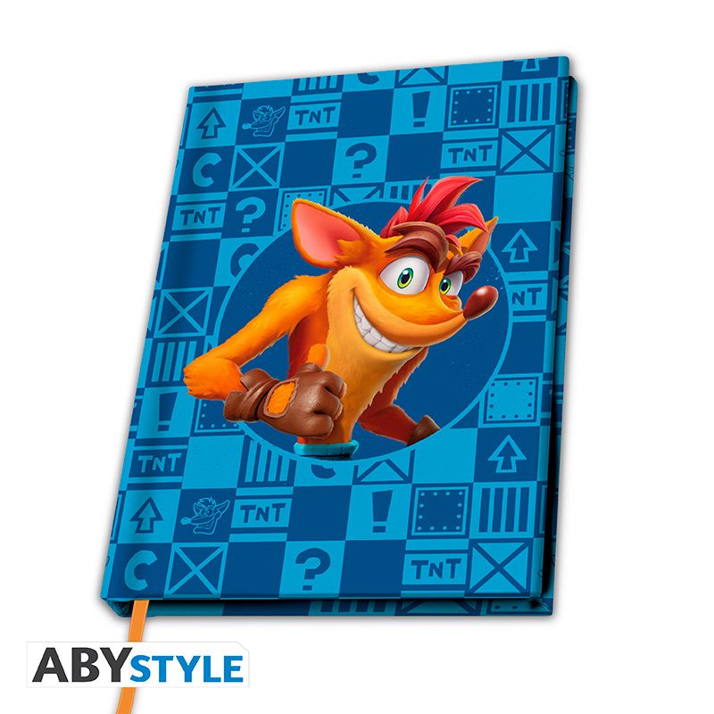 CRASH BANDICOOT - A5 Notebook Crash & Coco