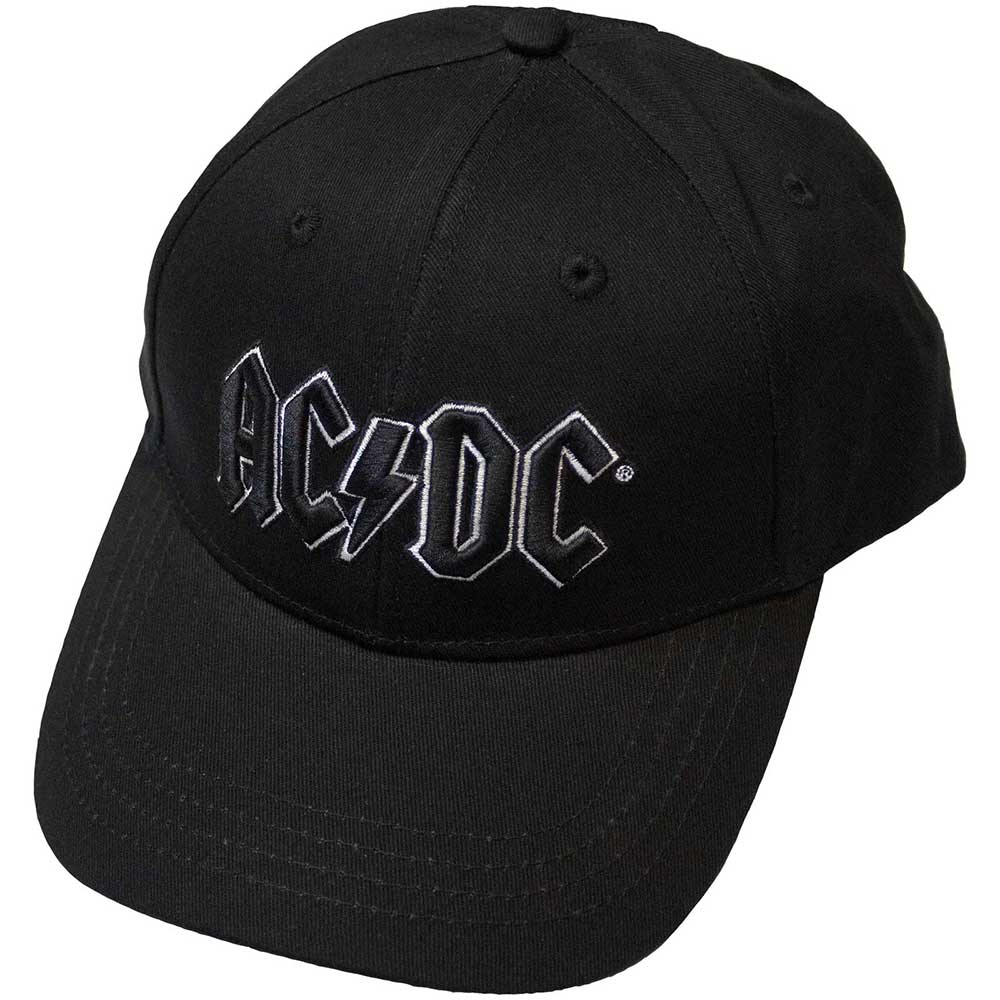 AC/DC Unisex Baseball Cap: Black Logo