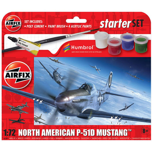 A55013 Starter Set - North American P-51D Mustang