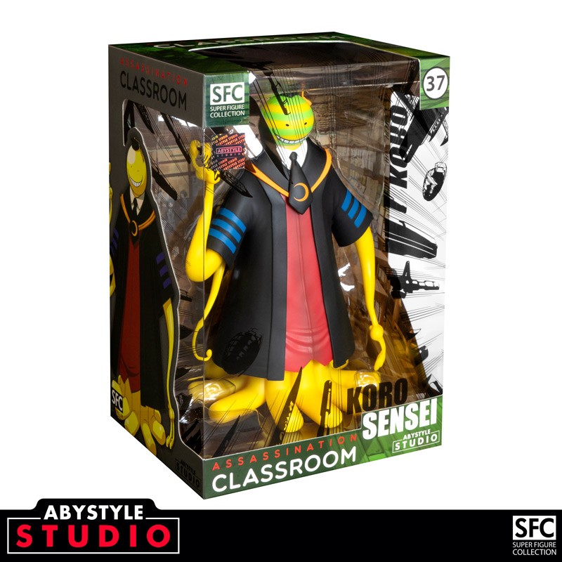 Assassination Classroom Statue - Koro Sensei (Yellow & Green Striped)