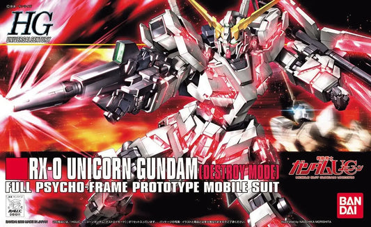 Gundam - HGUC 1/144 RX-0 Unicorn Gundam Destroy Mode