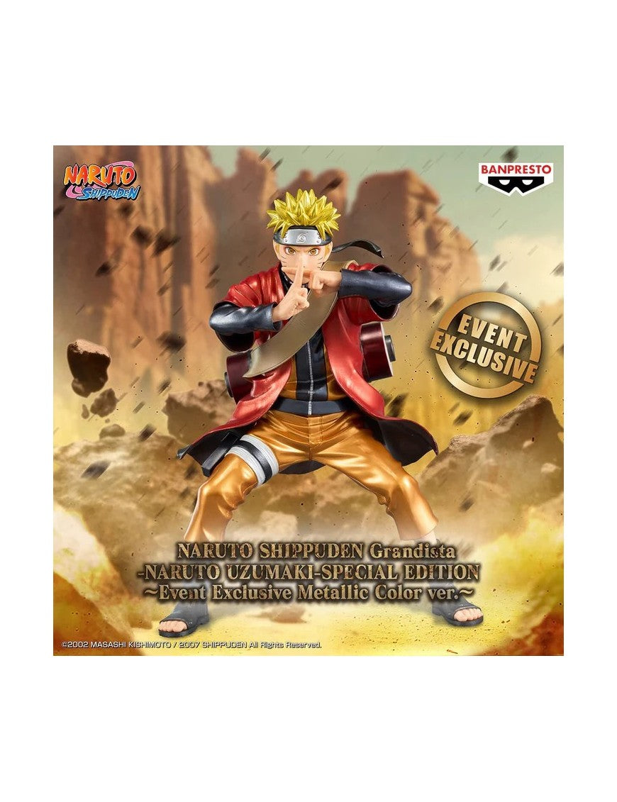 Naruto Shippuden Grandista Naruto Uzumaki Special Edition Event Exclusive Statue