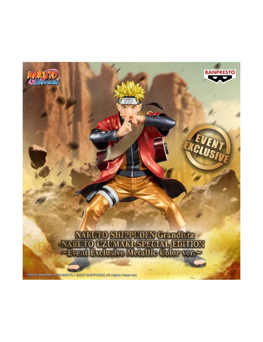 Naruto Shippuden Grandista Naruto Uzumaki Special Edition Event Exclusive Statue