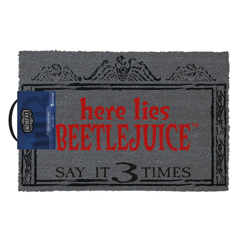 Beetlejuice (Here Lies Beetlejuice) 60 x 40cm Coir Doormat
