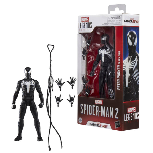 Marvel Legends 6in Gamerverse Peter Parker Blk Suit Af