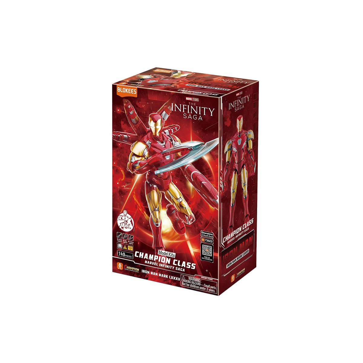 Blokees Figures - Marvel Infinity SAGA - Marvel Heroes Champion Class - Iron Man MK85 EX