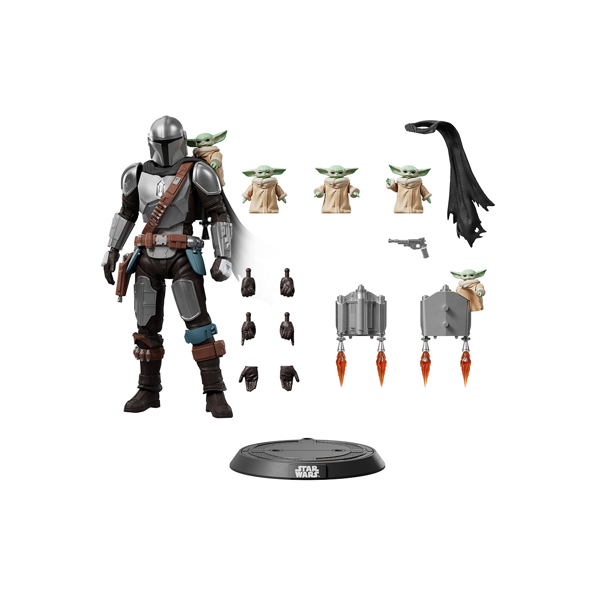 Star Wars Blokees Mandalorian Champion Class 05 Din Djarin And Grogu