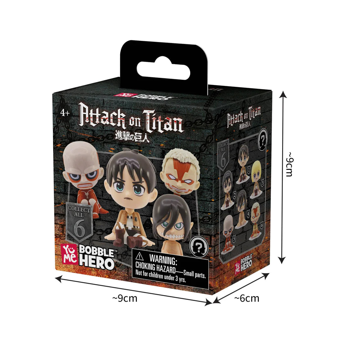 YuMe Attack On Titan Bobble Hero Blind Box