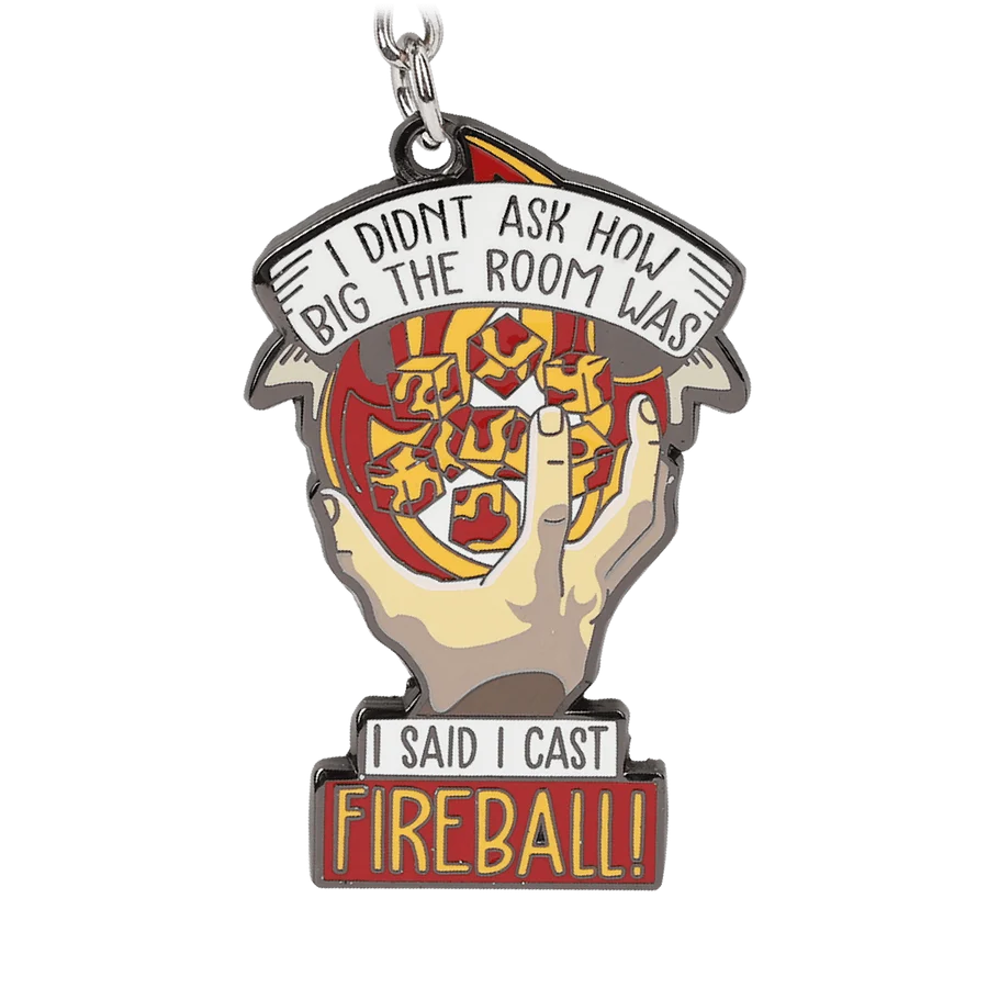 I Cast Fireball Keychain