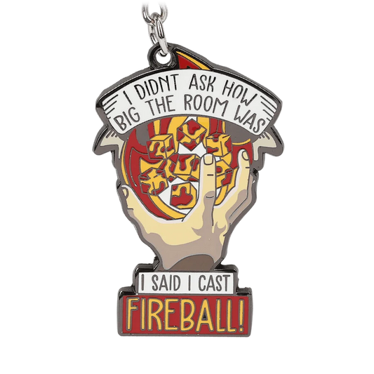 I Cast Fireball Keychain