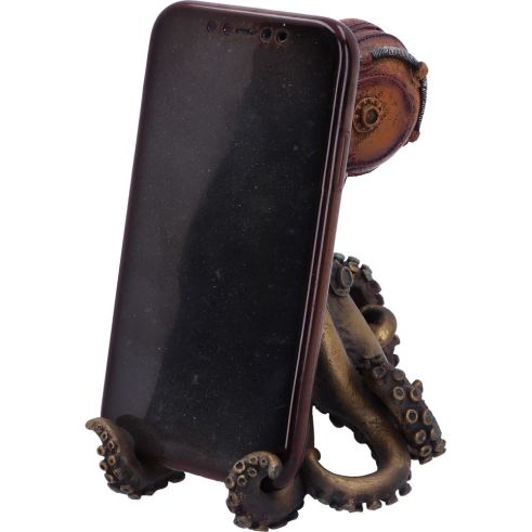 Call of the Kraken Steampunk Phone Holder 14.5cm