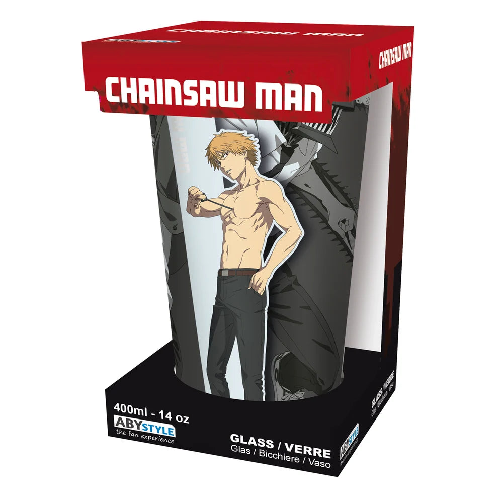 Chainsaw Man Trio 400ml Glass