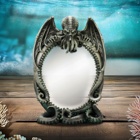 Cthulhu's Reflection Gothic Mirror 24.5cm