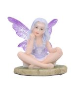 Lila - Serene lavender fairy with ethereal wings 5cm