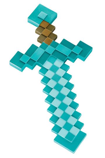 Minecraft Plastic Replica Diamond Sword 51 cm