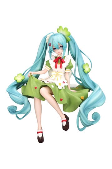 Hatsune Miku Noodle Stopper PVC Statue Flower Fairy Clover 15 cm