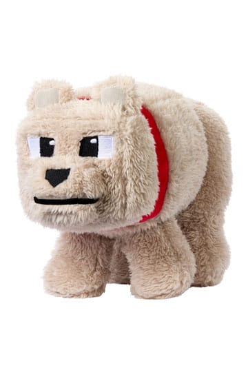 A Minecraft Movie Plush Figure Dennis the Wolf 20 cm