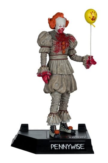 It Welcome to Derry Movie Maniacs Figure Pennywise (Bloody) 16 cm