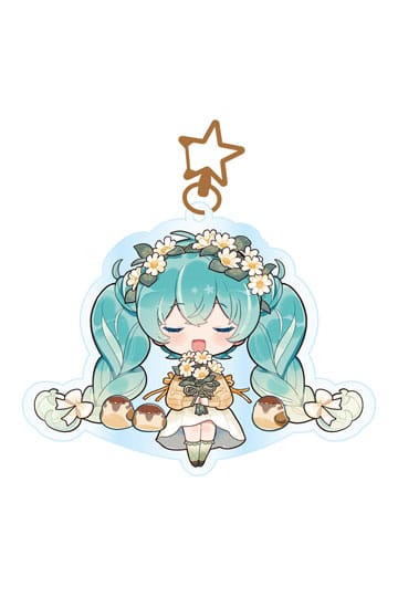 Hatsune Miku Acrylic Keychain Kawaii Autumn Time