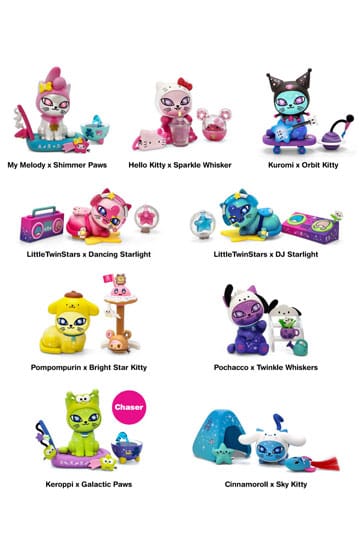 Hello Kitty Blind Box Figures Assortment Galactic Cats x Hello Kitty & Friends 7 cm