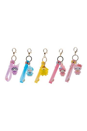 Sanrio Hello Kitty and Friends Raincoat Series Keychain with Hand Strap