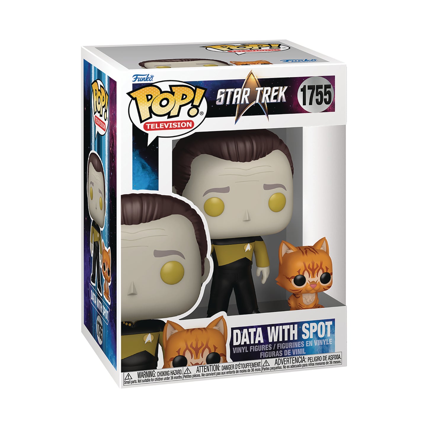 Funko Pop Star Trek Data with Spot