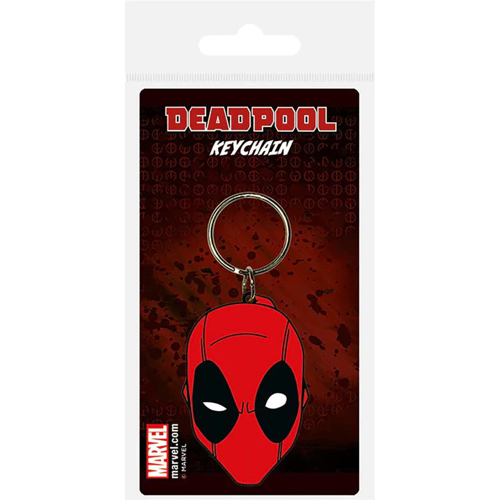 Deadpool (Face) PVC Keychain