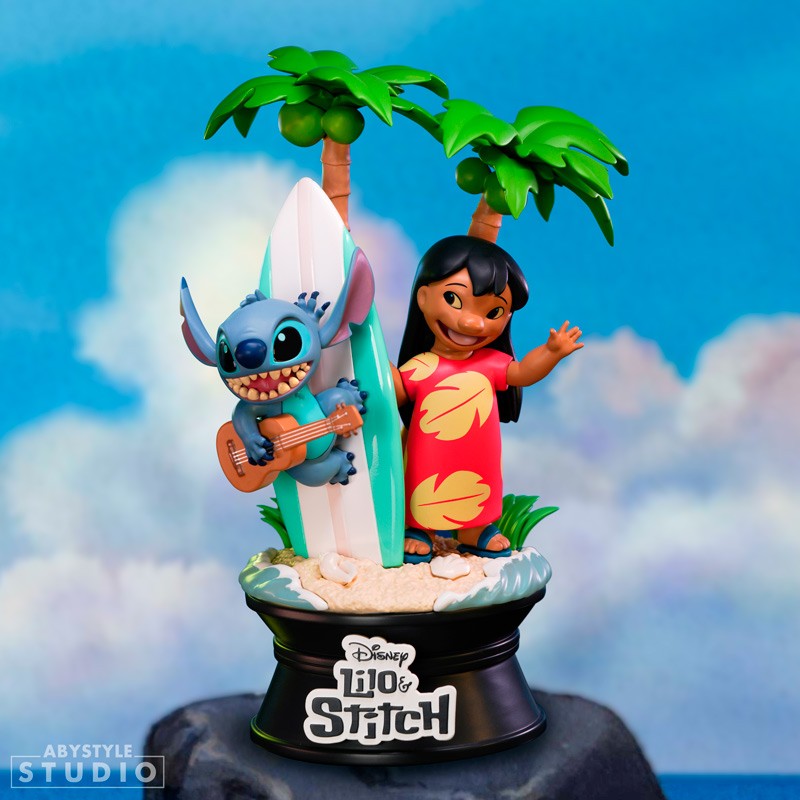 DISNEY Figurine Lilo & Stitch Surfboard