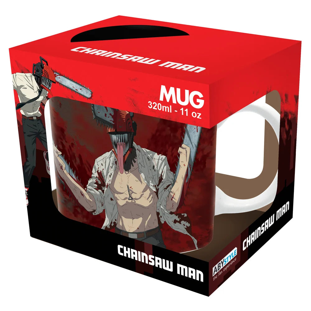 Chainsaw Man Red & Blood 320ml Ceramic Mug