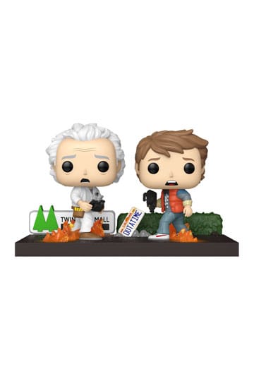 Back to the Future POP Moments Vinyl Figures Doc&Marty 9 cm
