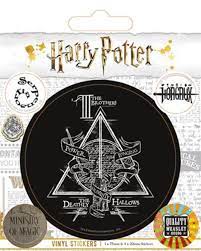 HARRY POTTER (CORE BLACK WHITE SYMBOLS) STICKERS