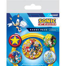 Sonic The Hedgehog (Speed Team) Badge Pack