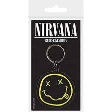 Nirvana Smiley PVC Keychain