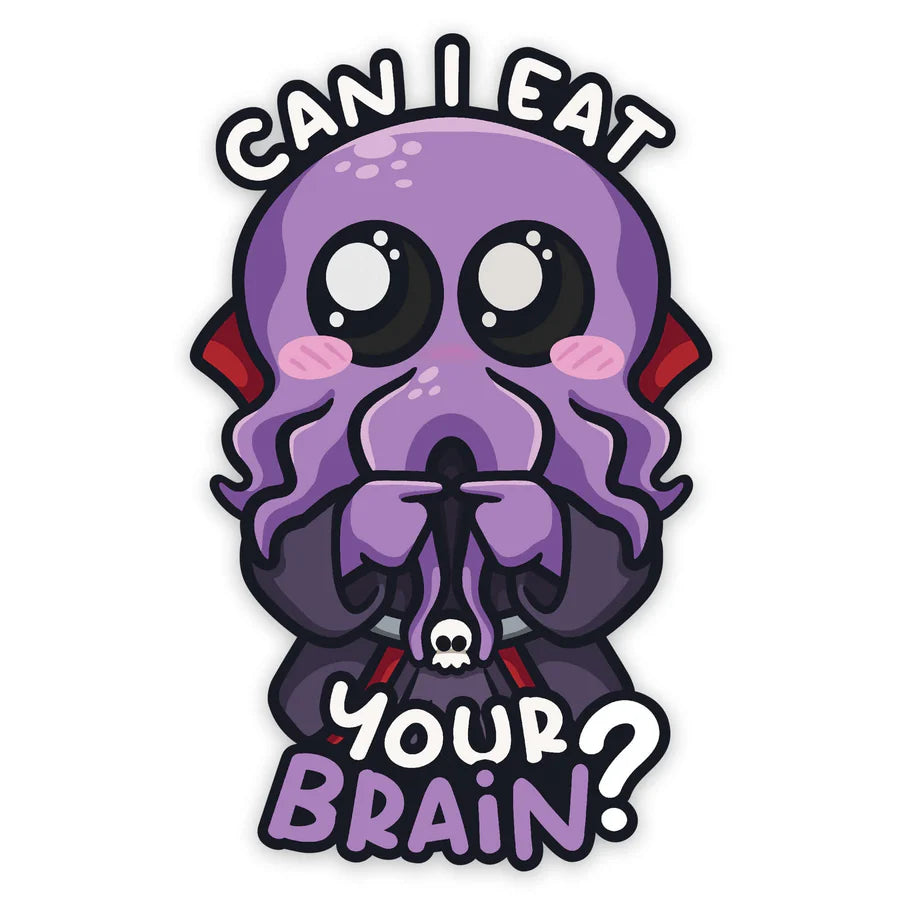 Eat Your Brain Sticker