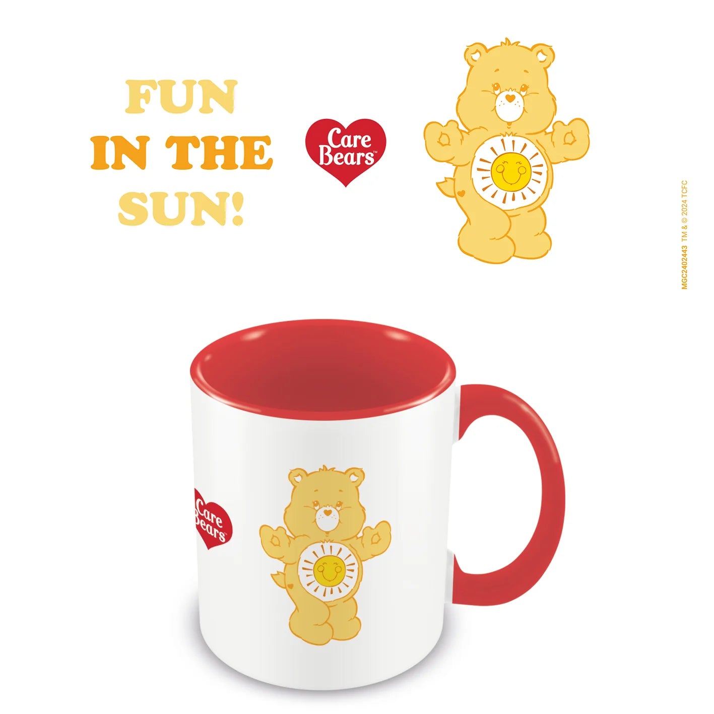 315ml Mug - Care Bears (Funshine Bear) Coloured Inner Mug