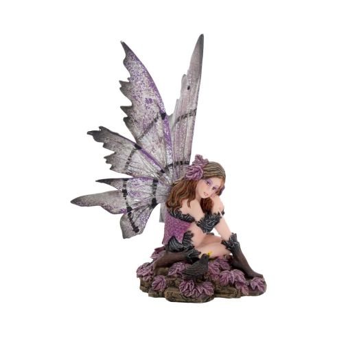 Heather 15cm Dark Fairy and Raven Figurine