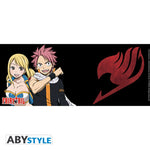 FAIRY TAIL Mug Lucy, Natsu and emblem King size