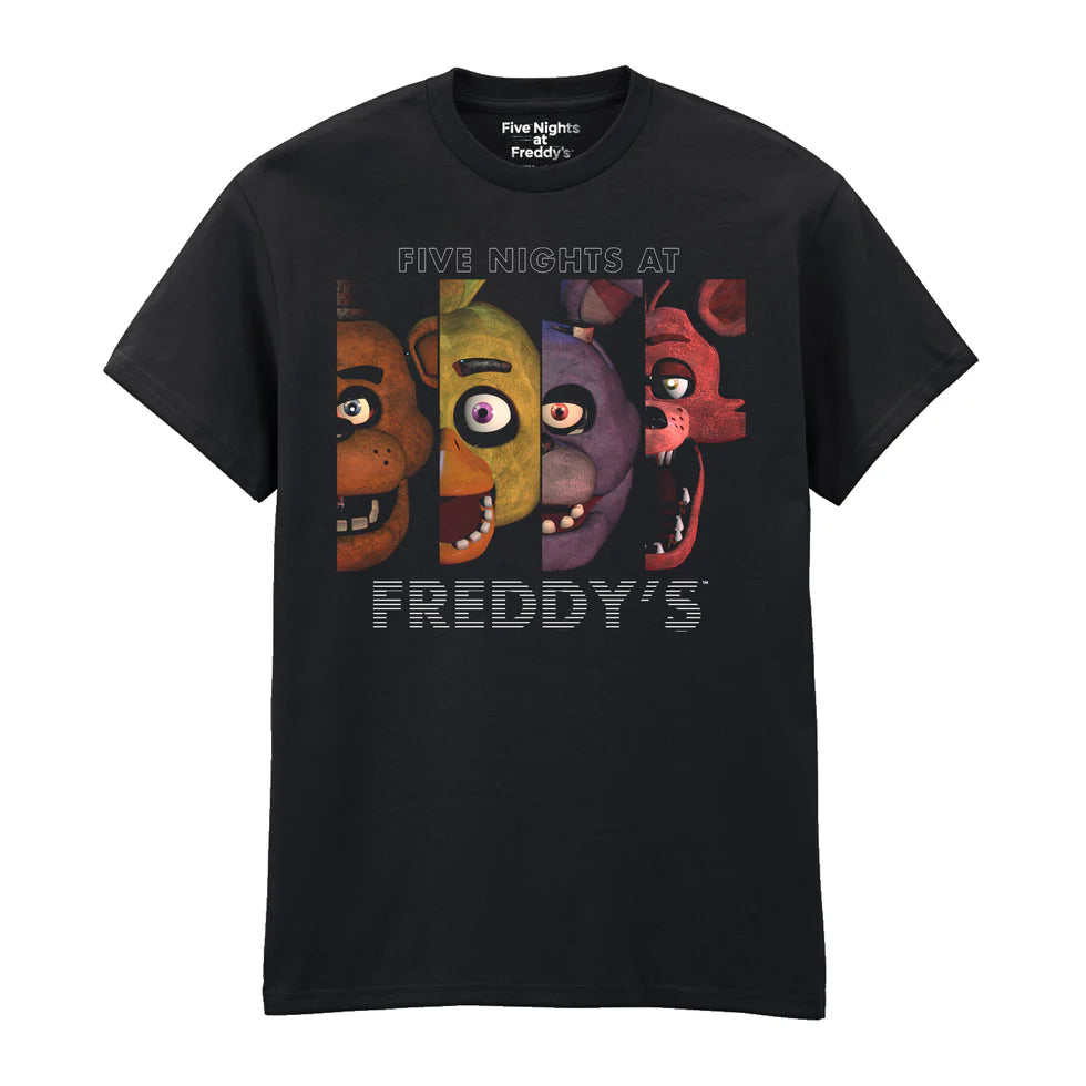 FNAF PANEL X4 CHARACTER - T-SHIRT