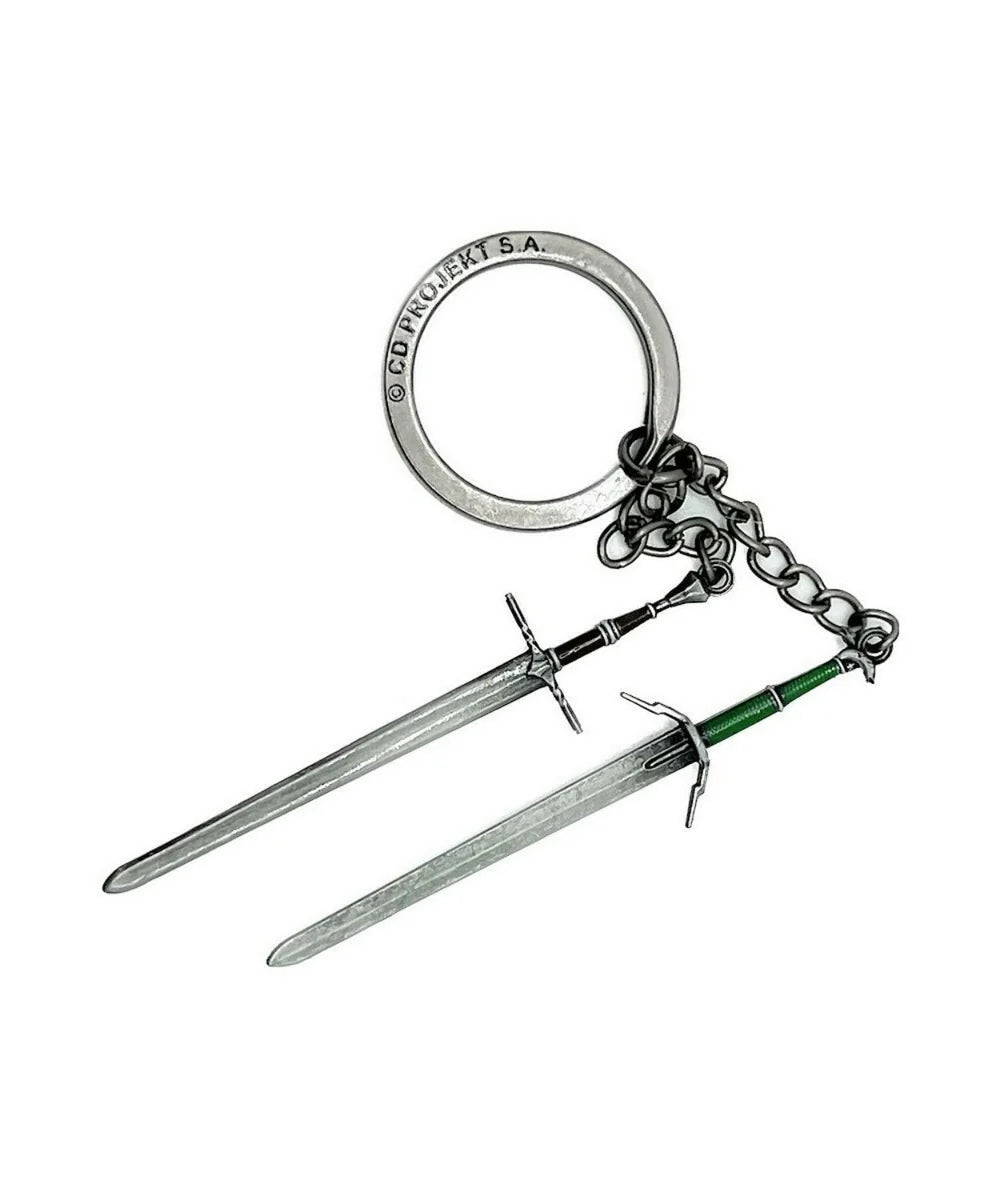 Good Loot The Witcher 3 Geralt Two Swords Metal Keychain
