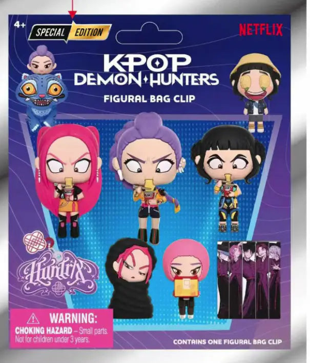 K-Pop Demon Hunters Special Edition Bag Clips