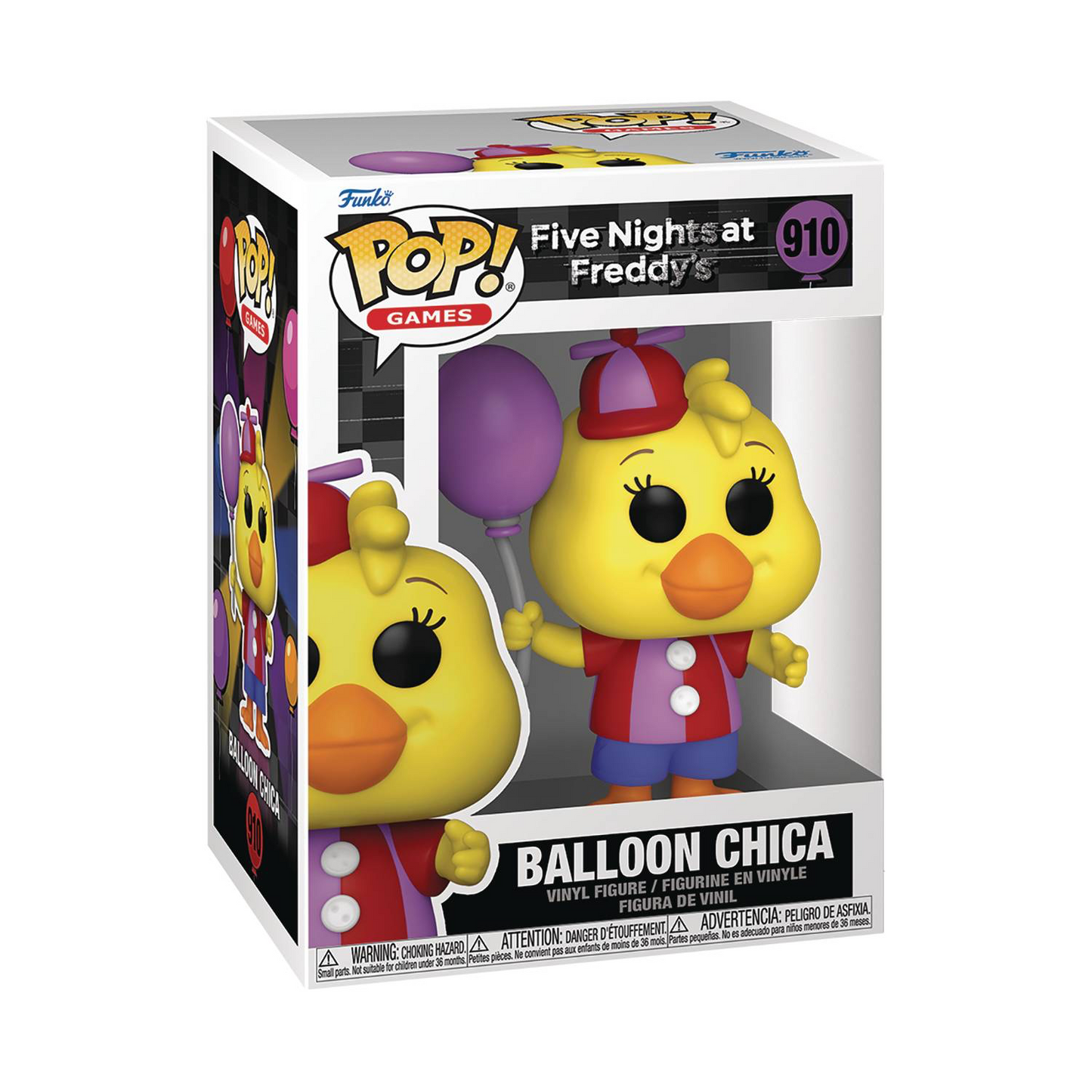 POP GAMES FIVE NIGHTS AT FREDDYS BALLOON CHICA VIN FIG