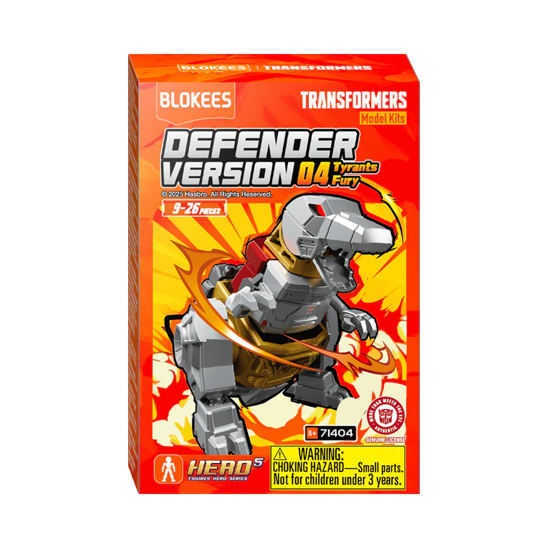 Blokees Transformers Defender Version 04 Tyrants Fury Blind Box