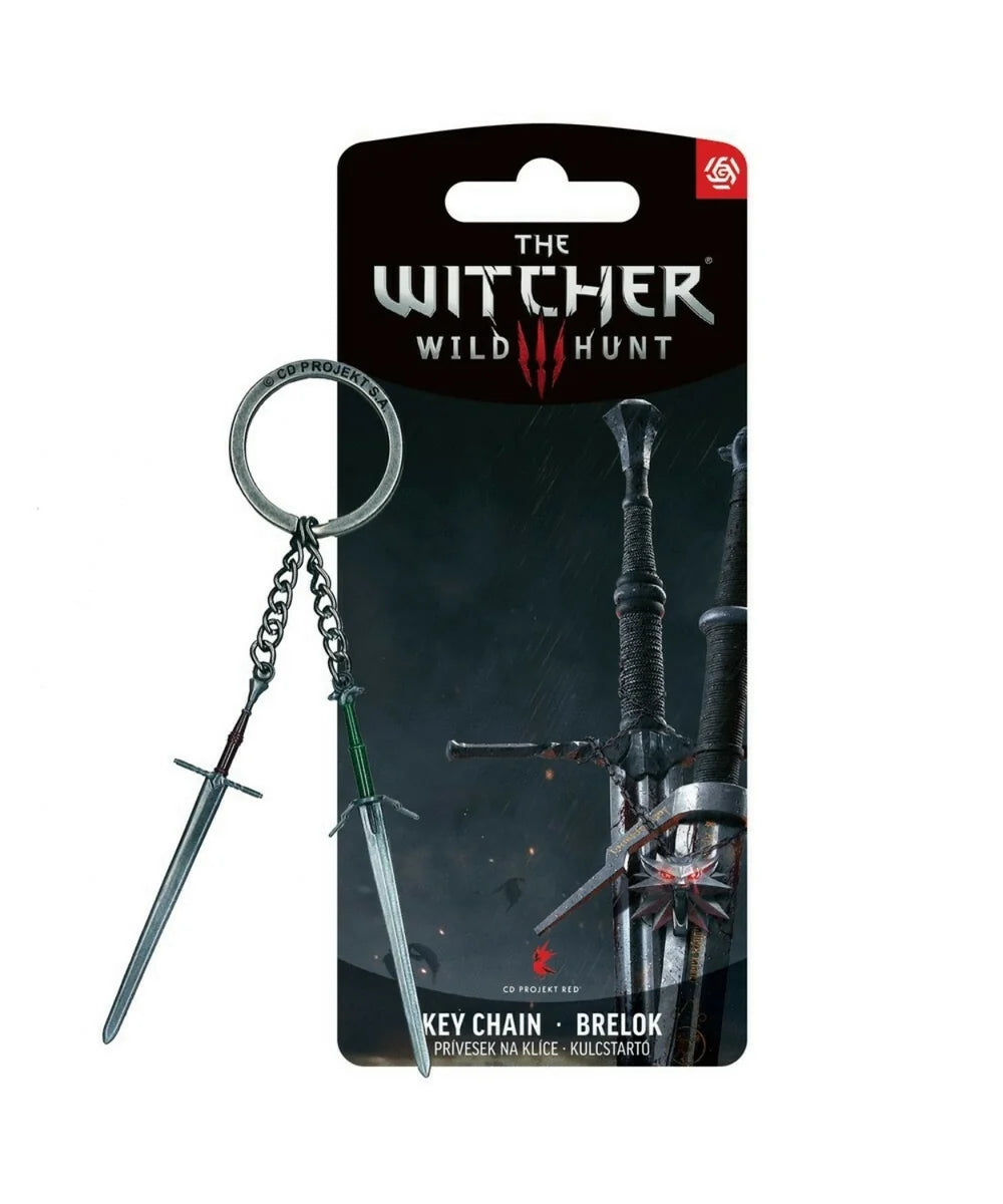 Good Loot The Witcher 3 Geralt Two Swords Metal Keychain