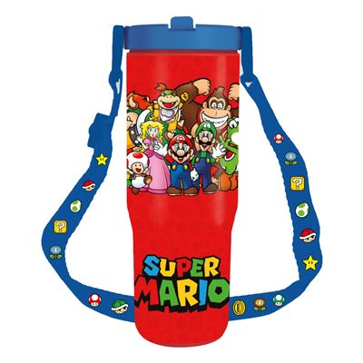 SUPER MARIO (GROUP SHOT) 30oz PITCHER WITH STRAP