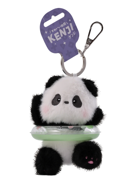 Mitoyo Fluffy Swimming Ring Animals Panda Keyring