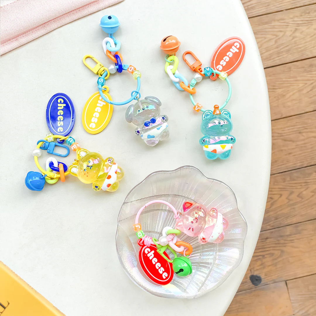 Mima Transparent Diaper Bear Keyring