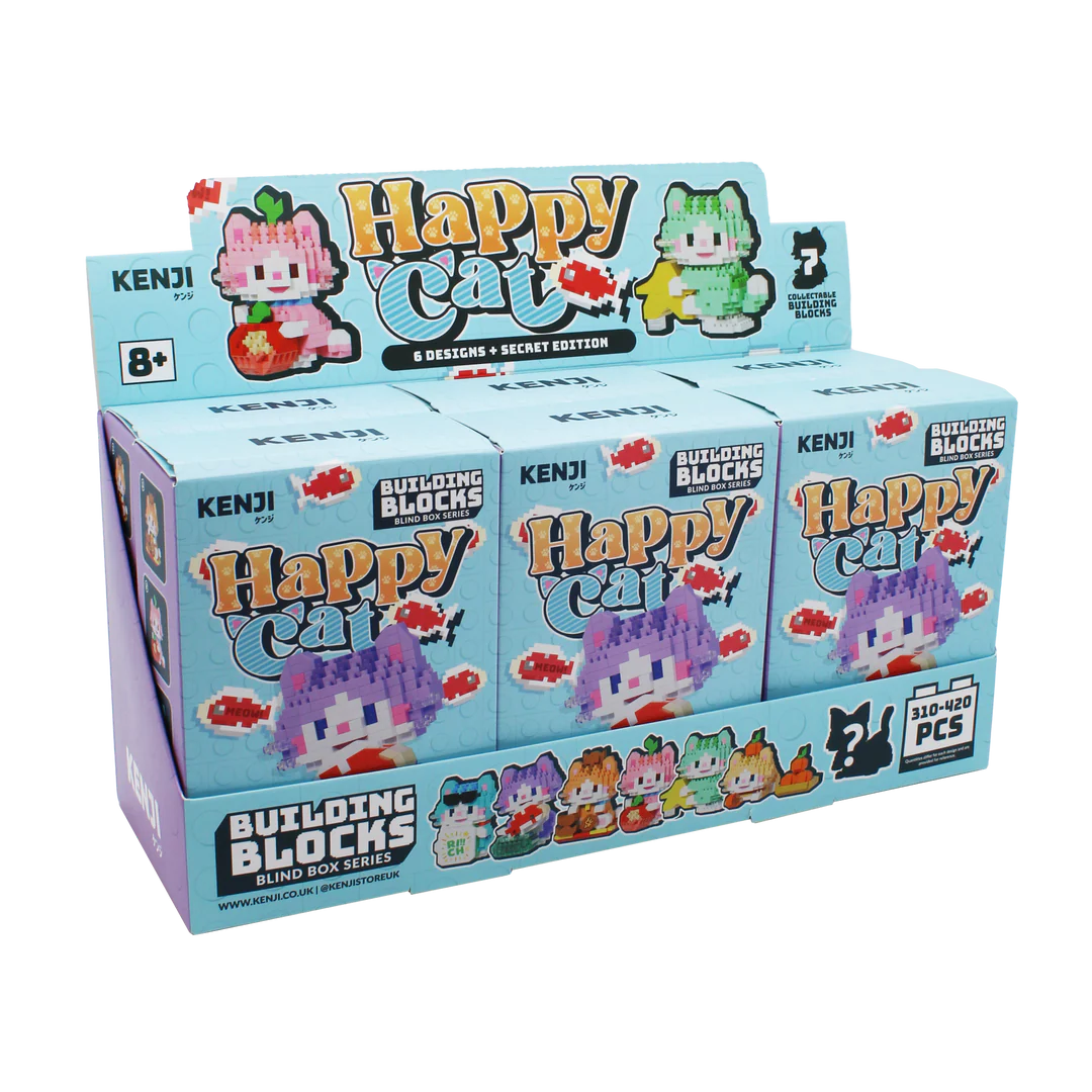Building Blocks Lg Happy Cat Blind Box