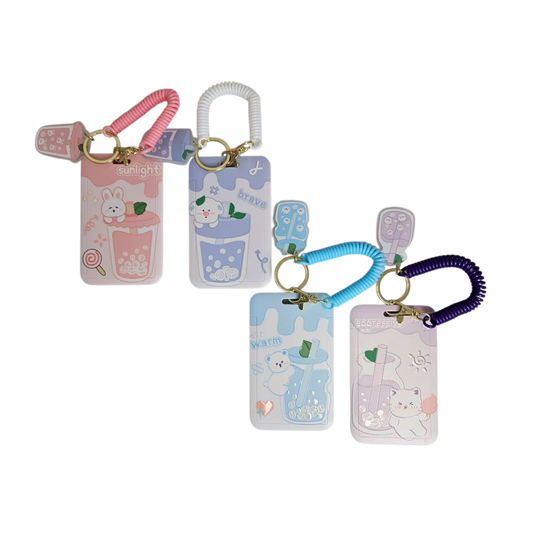 Tonami Boba Bear Spring Card Holder